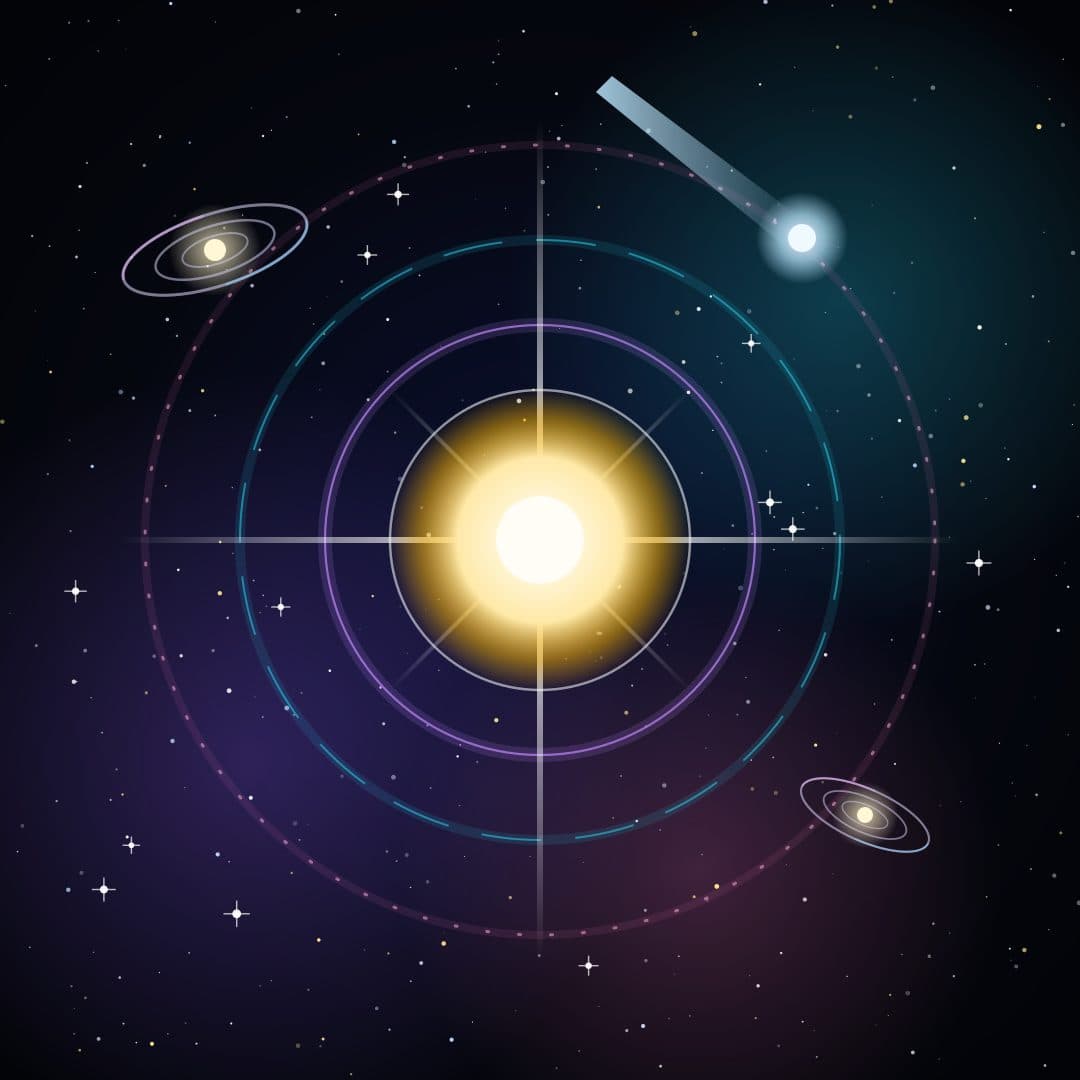 Blooming Supernova — Cosmic Starburst Vector Art — free vector preview