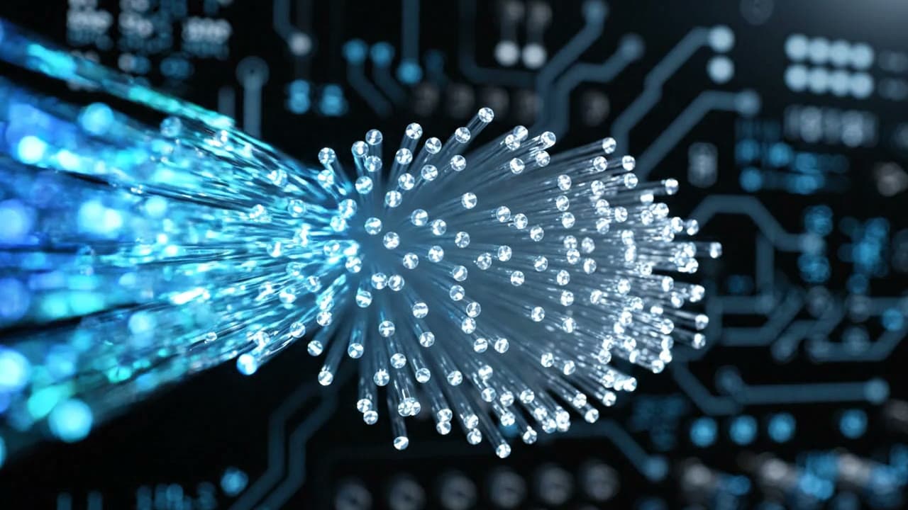 Fiber-Optic Light Pulses — Macro Tech Video